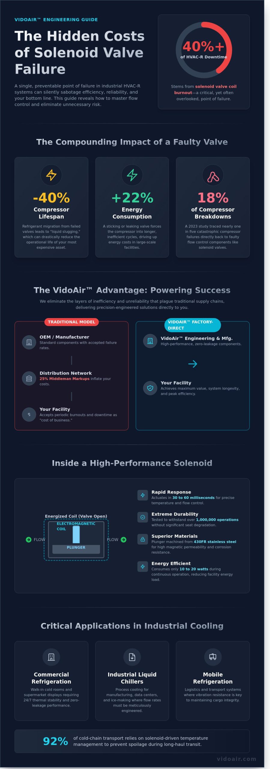 Refrigeration Solenoids: The Engineering Guide to High-Performance Flow Control