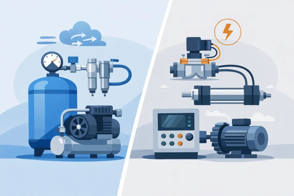 Difference Between Pneumatic and Electro Pneumatic