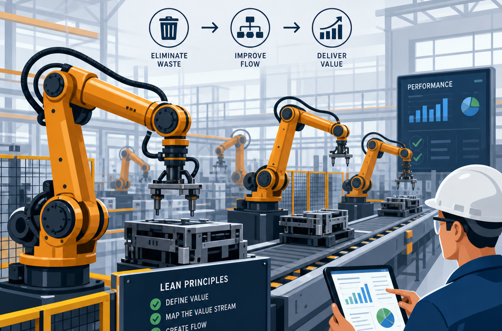 Industrial Robots & Lean Manufacturing