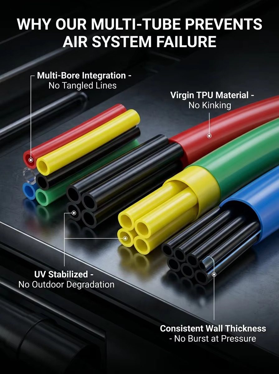 multi-bore pneumatic tubing