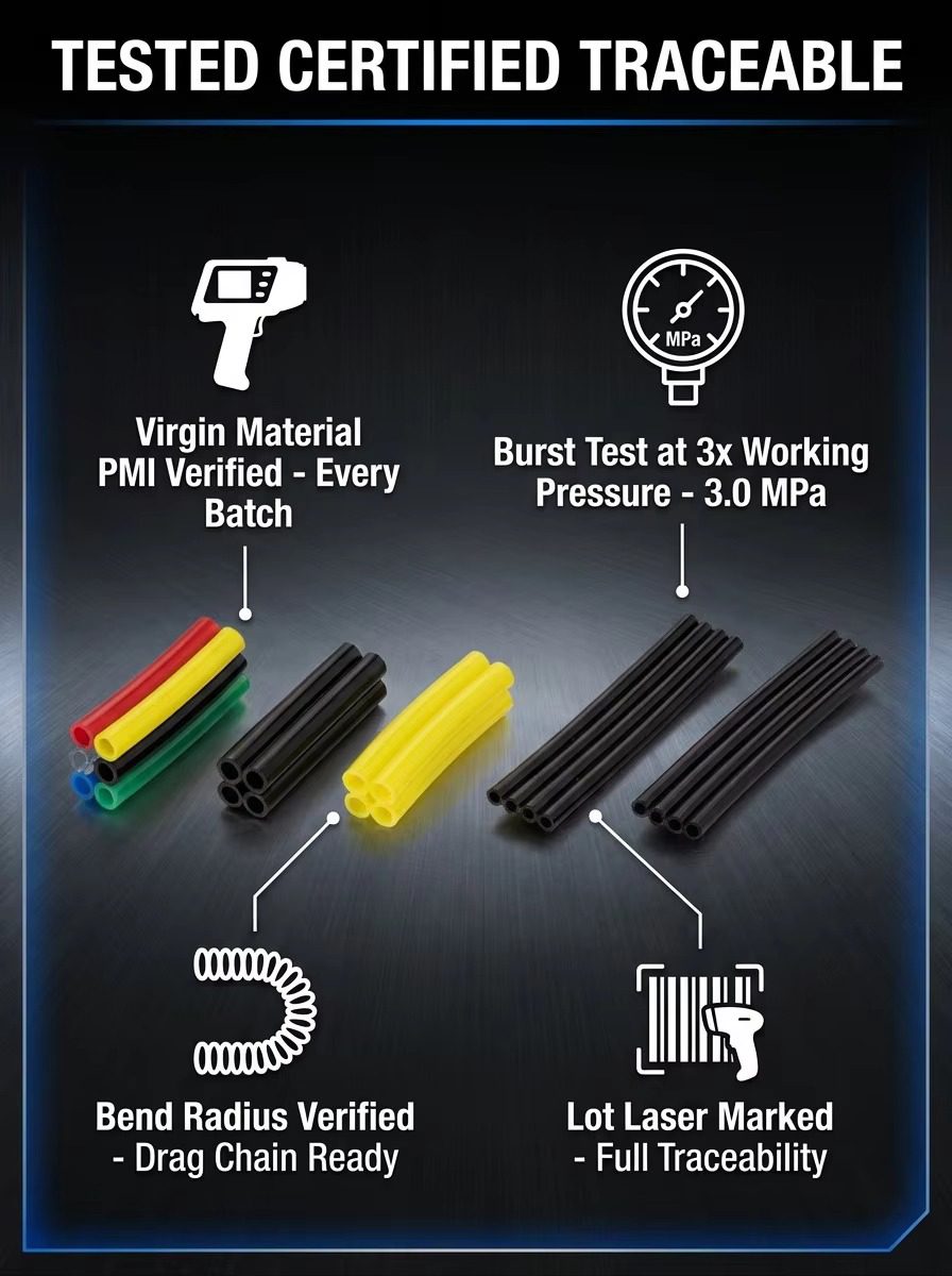 multi-bore pneumatic tubing