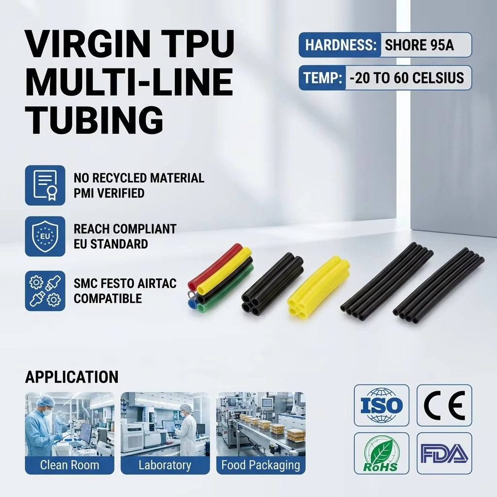 multi-bore pneumatic tubing