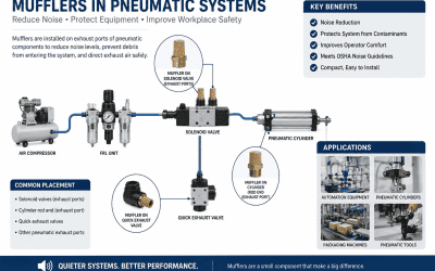 How to Reduce Pneumatic System Noise on the Plant Floor