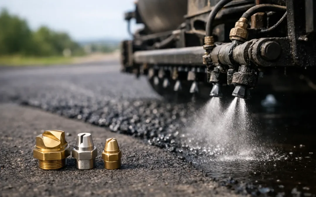 Asphalt Sprayer Nozzle Selection That Holds Grade