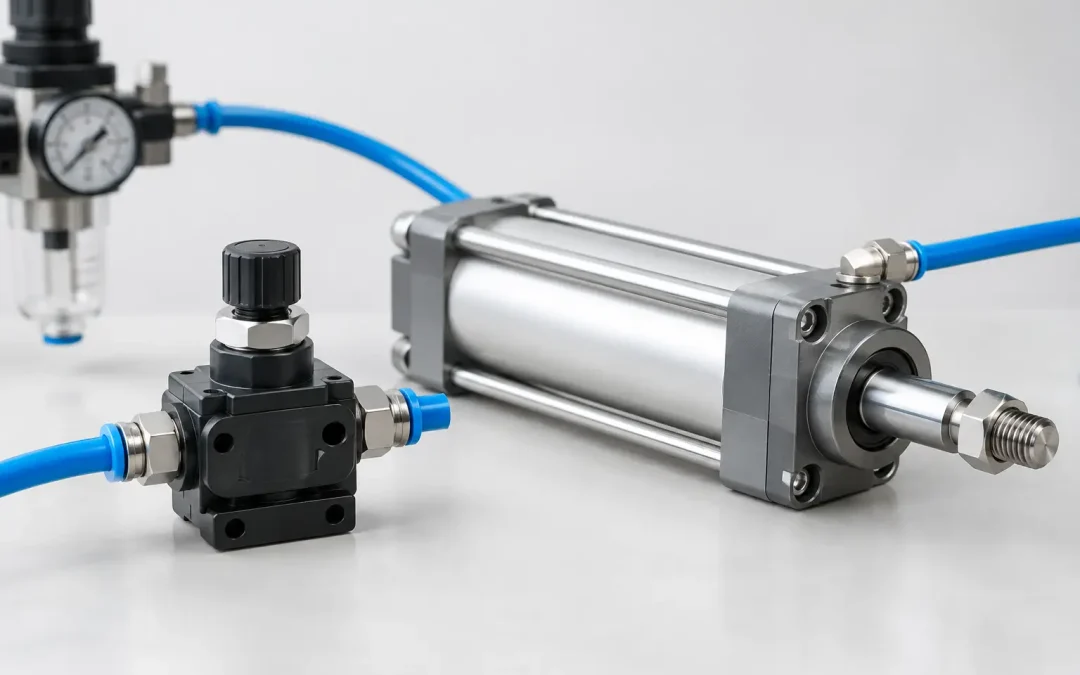 Which Valve Controls Cylinder Speed in Pneumatics?